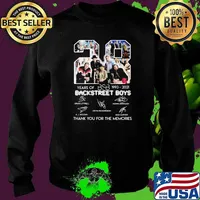 28 Years Of 1993 2021 Backstreet Boys Thank You For The Memories Signature Shirt Sweater