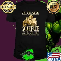 38 Years 2013 2021 Scarface Thank You For The Memories Signature Shirt