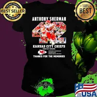 42 Anthony Sherman Kansas City Chiefs 2003 2021 Thank You For The Memories Ladies tee
