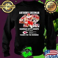 42 Anthony Sherman Kansas City Chiefs 2003 2021 Thank You For The Memories Sweater