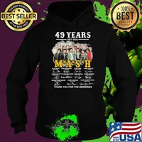 49 Yearsd 1972 2021 Mash Thank You For The Memories Signature Shirt Hoodie