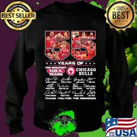 55 Years Of Chicago Bull Football Thank You For The Memories Shirt Sweater