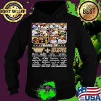 55 Years Of The Greatest Nfl Teams New Orleans Saints Thank You For The Memories Signature Shirt Hoodie