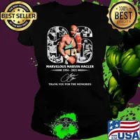 66 Years 1954 2021 Marvelous Marvin Hagler Thanks For The Memories Signature Shirt Ladies tee