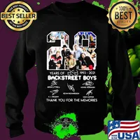28 years of 1993 2021 backstreet boys thank you for the memories signature Sweater