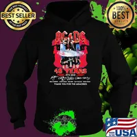 AC DC 48 Anniversary Thank You For The Memories Signature Shirt Hoodie