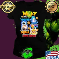 Daddy You Are As Badass As Vegeta As Strong As Goku As Fearless As Gohan You Are The Best Super Saiyan Dragon Ball Shirt Ladies tee