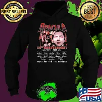 Dracula 90th Anniversary 1931 2021 Thank You For The Memories Signature Shirt Hoodie