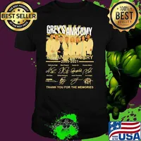 Grey’s Anatomy 16th Anniversary 2005 2021 Thank You For The Memories Signature Shirt