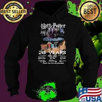 Harry Potter 20 Years 2001 2021 Thank You For The Memories Signature Shirt Hoodie