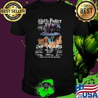 Harry Potter 20 Years 2001 2021 Thank You For The Memories Signature Shirt