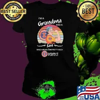 I Am A Grandma And A Illinois Fighting Fan Which Means I Am Pretty Much Perfect Shirt Ladies tee