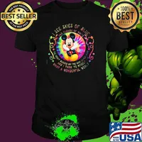 I See Skies Of Blue And Clouds Of White And I Think To Myself What A Wonderful World Mickey Mouse Hippie Shirt
