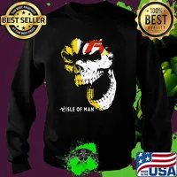 I’m Not The Hero You Wanted I’m The Monster You Need Logo Isle Of Man Fire Shirt Sweater