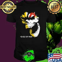 I’m Not The Hero You Wanted I’m The Monster You Need Logo Isle Of Man Fire Shirt