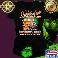 I’m Spoiled Camping Lady It’s My Husband’s Fault Because He Treats Me Like A Queen Ladies tee