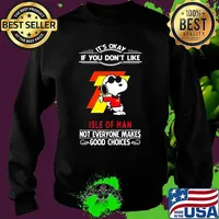 It’s Okay If You Don’t Like Isle Of Man Not Everyone Makes Good Choice Snoopy Shirt Sweater