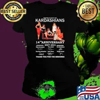 Keeping Up With The Kardashians 14th Anniversary 2007 2021 Thank You For The Memories Signature Shirt Ladies tee