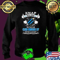 Knap Slim En Fan Van Club Brugge Kv Beter Kan Niet Shirt Sweater