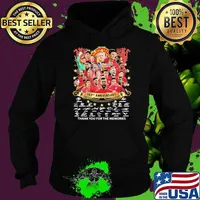 Manchester United 143rd Anniversary Thank You For The Memories Signatures Shirt Hoodie