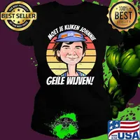 Moet Je Kuken Johnnie Geile Wijven Vintage Sunset Shirt Ladies tee
