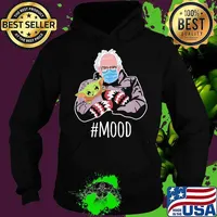 Mood Teacherlife Hug Baby Yoda Wear Mask Covid 19 Shirt Hoodie