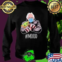Mood Teacherlife Hug Baby Yoda Wear Mask Covid 19 Shirt Sweater
