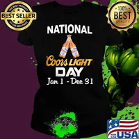 National Coors Light Day January To December Shirt Ladies tee
