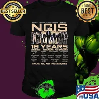 Naval Criminal Investigate Service 18 years 2003 2021 Thank You For The memories Signature Shirt