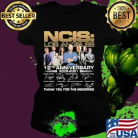 NCIS Los Angeles 12th anniversary 2009 2021 Thank You For The Memories Signature Shirt Ladies tee