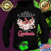 Never Underestimate A Woman Who Understand Baseball And Loves Cardinals Signature Shirt Hoodie