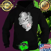 Official Punisher Skull Baseball Shirt Hoodie