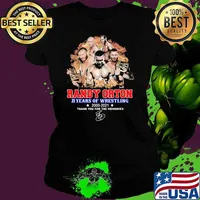 Randy Orton 21 Years Of Wrestling 2000 2021 Thank You For The Memories Signature Shirt Ladies tee