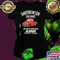 Sanford And Son Salvage We Buy And Sell Junk Los Angeles California Shirt Ladies tee