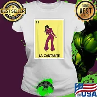 Selenas Quintanilla La Cantante Lottery Mexican Lottery Shirt Ladies tee