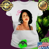 Selenas Quintanilla Signature Shirt Ladies tee