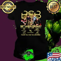 The Backstreet Boys 28th Anniversary 1993 2021 Signatures Thank You For The Memories Shirt Ladies tee