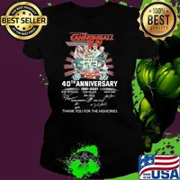 The Cannonball Run 40th Anniversary 1981 2021 Thank You For The Memories Signatures Shirt Ladies tee