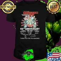 The Cannonball Run 40th Anniversary 1981 2021 Thank You For The Memories Signatures Shirt