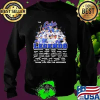 The Cubs Legends 1876 2021 Thank You For The Memories Signature Shirt Sweater