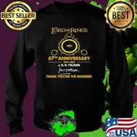 The Lord Of The Rings 67th Anniversary 1954 2021 J.R.R Tolkien Signature Shirt Sweater