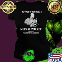 The Voice Of Formula One Murray Walker Thanks For The Memories Signature Shirt Ladies tee