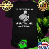 The Voice Of Formula One Murray Walker Thanks For The Memories Signature Shirt