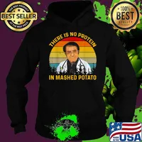 There Is No Protein In Mashed Potato Dr Younan Dr Now Vintage Sunset Shirt Hoodie