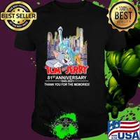 Tom And Jerry 81st Anniversary 1940 2021 Thank You For The Memories Shirt