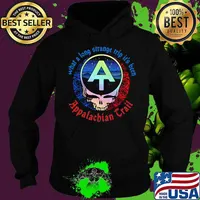 What A Long Strange Trip It’s Been Appalachian Trail Grateful Dead Skull Rose Shirt Hoodie