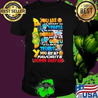 You Are As Smart As Vegeta As Strong As Gohan As Fast As Goku As Brave As Trunks You Are My Favorite Super Saiyan Happy Father Day Shirt