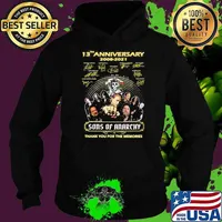 13th Anniversary 2008 2021 Sons Of Anarchy Thank You For The Memories Signature Shirt Hoodie