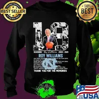 18 Seasons 2003 2021 Roy Williams Thank You For The Memories Signature Shirt Sweater