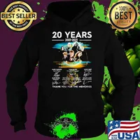 20 Years 2001 2021 Harry Potter Thank You For The Memories Signature Shirt Hoodie